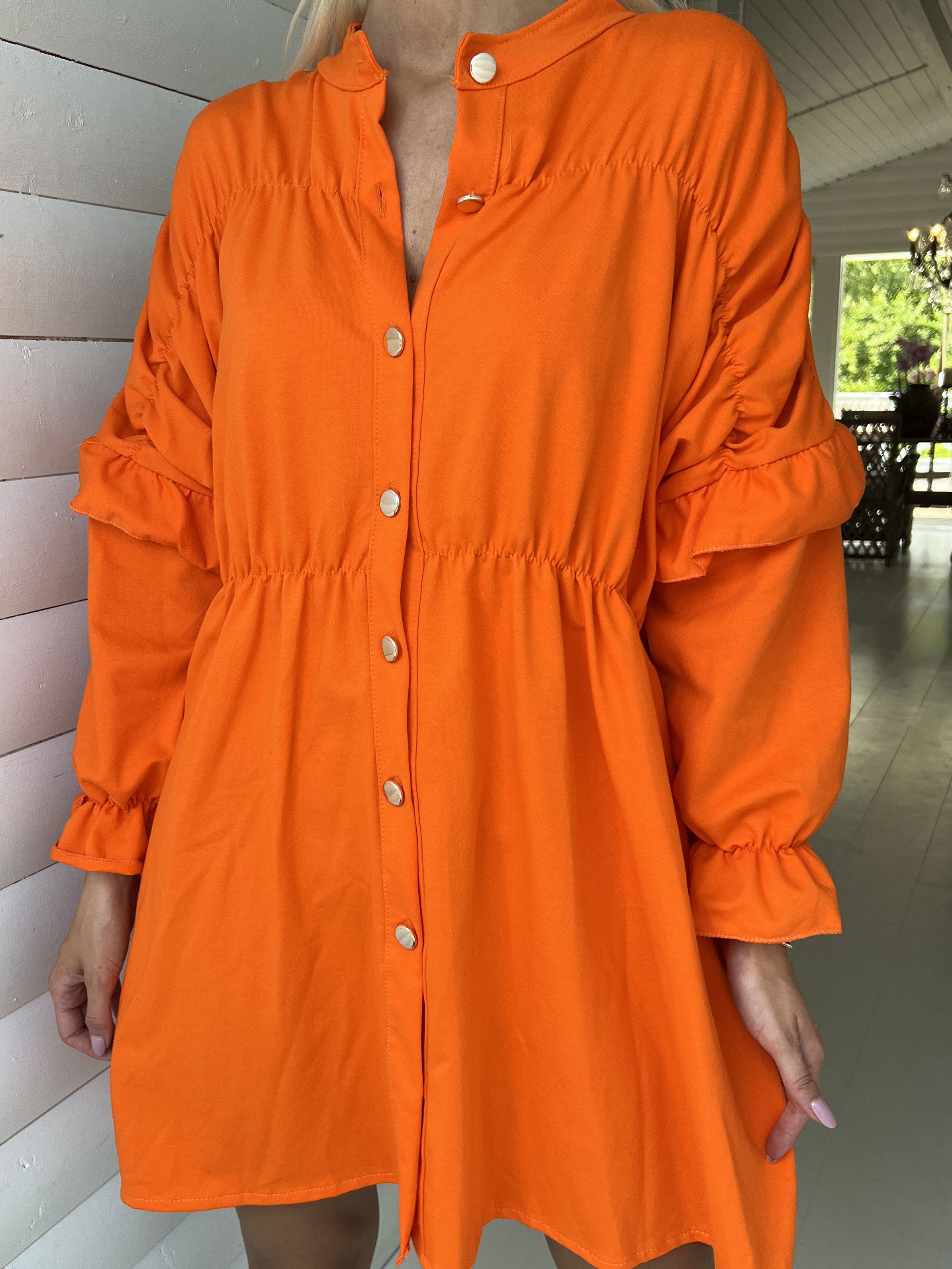 Monica Jersey - Sød joggingkjole med flæser